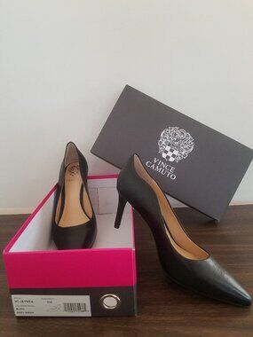 Vince Camuto Black Jaynita Pumps